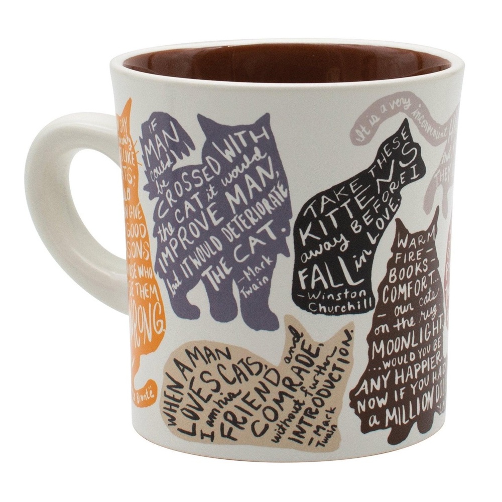 Literary Cat Mug (NWT)